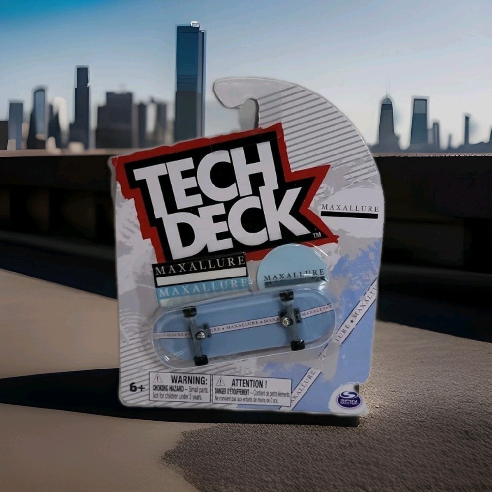 2023 Tech Deck *Ultra Rare* "Carolina Blue" (Maxallure Skateboards) Fingerboard